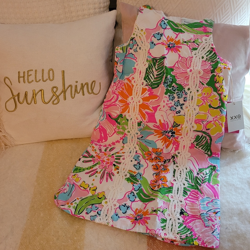 NWT Lilly Pulitzer for Target floral print dress, girls sz. Lg. (10-12)